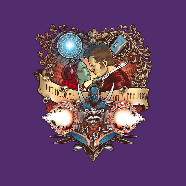 Hooked On A Feeling-womens basic tee-Art_Of_One