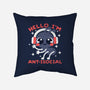 Antisocial Ant-none non-removable cover w insert throw pillow-NemiMakeit