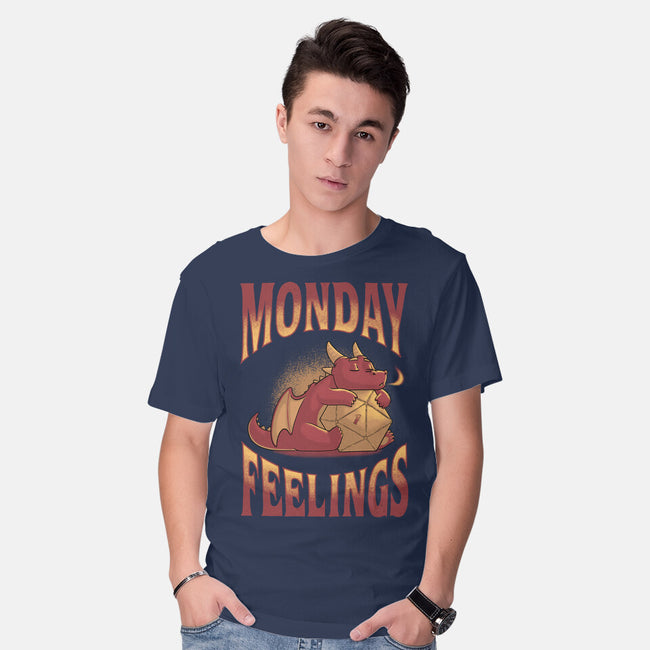 Monday Feelings-mens basic tee-Studio Mootant