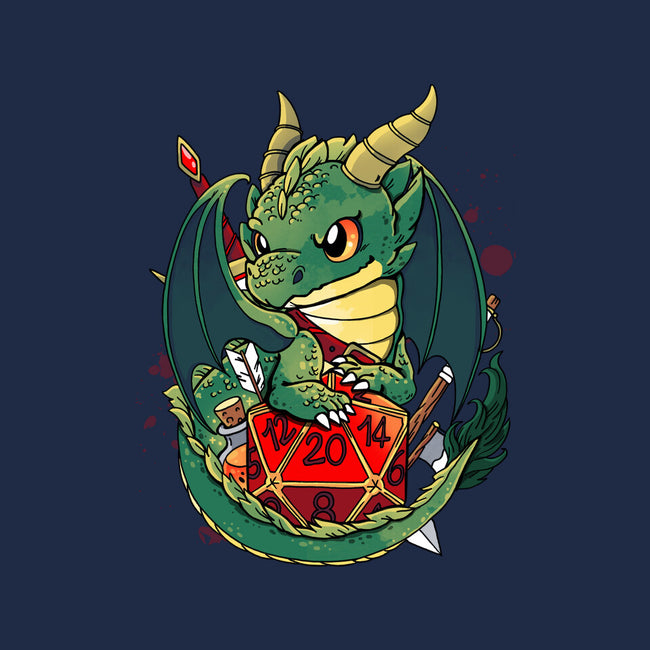 Dragon Role Dice-unisex kitchen apron-Vallina84