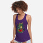 Dragon Role Dice-womens racerback tank-Vallina84