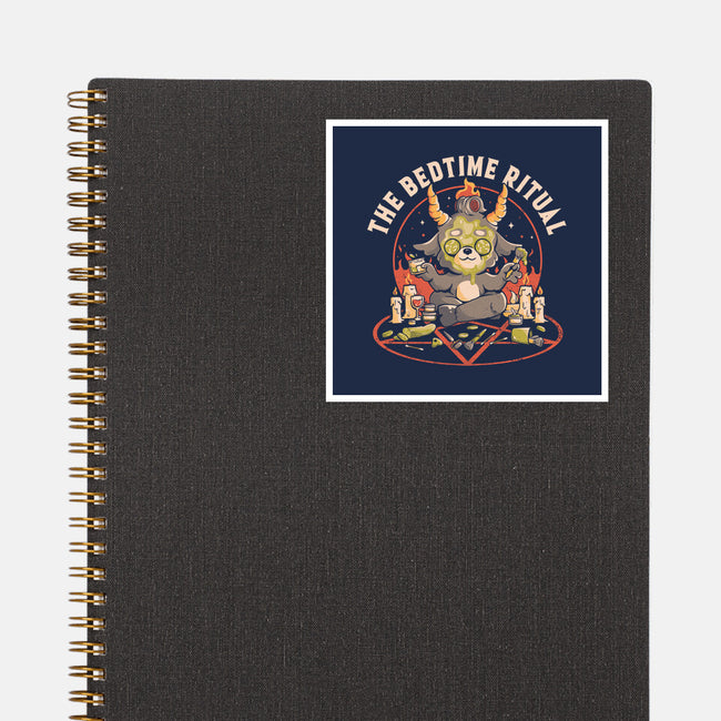 The Bedtime Ritual-none glossy sticker-eduely
