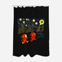 Barry, Barry Night-none polyester shower curtain-naomori