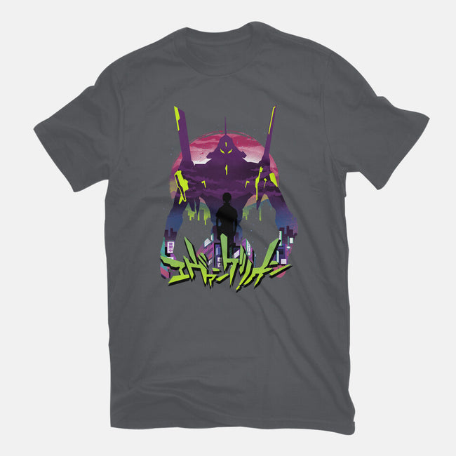 An Eva Sunset-womens fitted tee-dandingeroz
