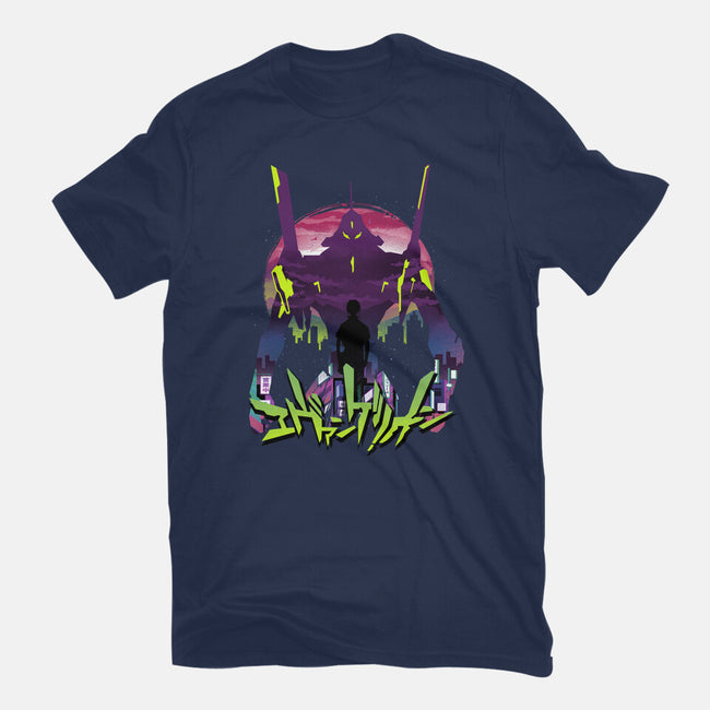 An Eva Sunset-womens fitted tee-dandingeroz