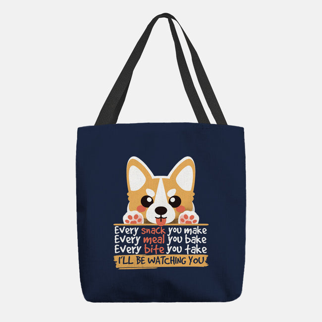 Every Snack You Make-none basic tote bag-NemiMakeit