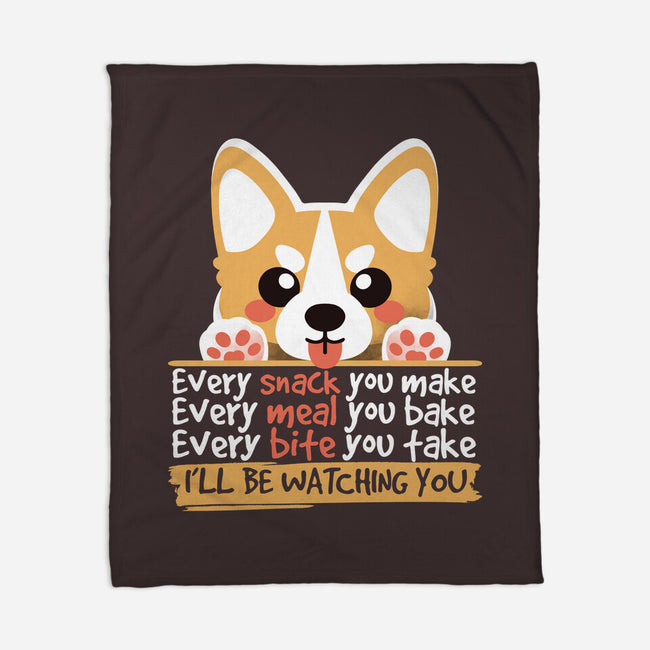 Every Snack You Make-none fleece blanket-NemiMakeit