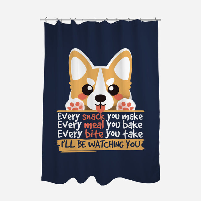 Every Snack You Make-none polyester shower curtain-NemiMakeit