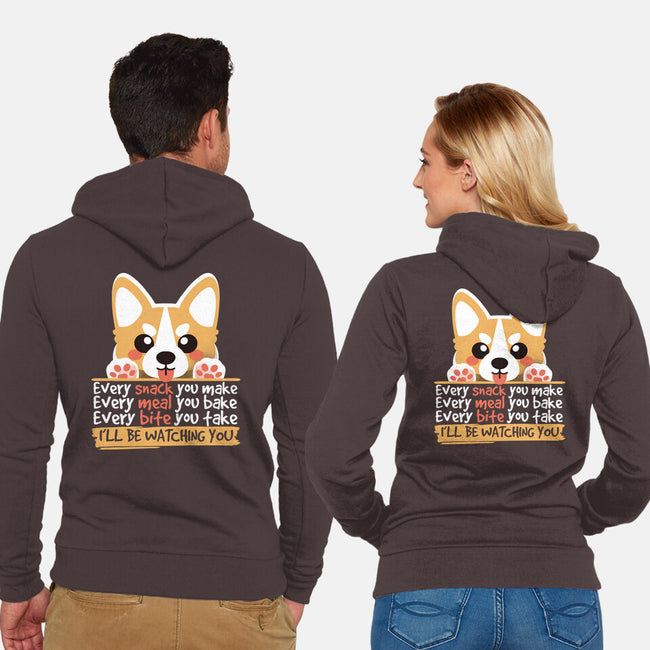 Every Snack You Make-unisex zip-up sweatshirt-NemiMakeit