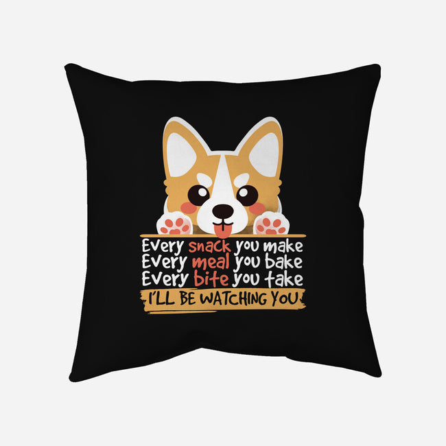 Every Snack You Make-none removable cover w insert throw pillow-NemiMakeit
