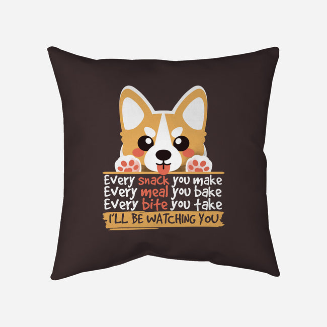 Every Snack You Make-none removable cover w insert throw pillow-NemiMakeit