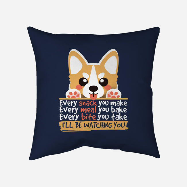Every Snack You Make-none removable cover w insert throw pillow-NemiMakeit