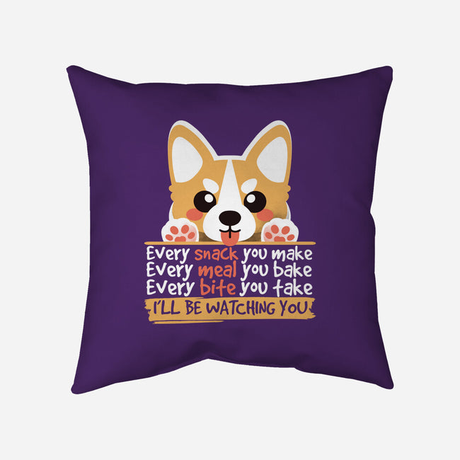 Every Snack You Make-none removable cover throw pillow-NemiMakeit