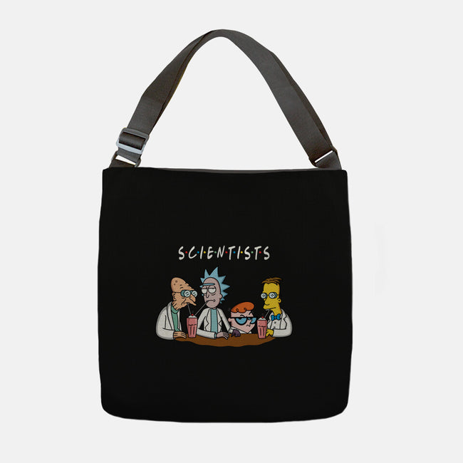 Scientists-none adjustable tote bag-Barbadifuoco