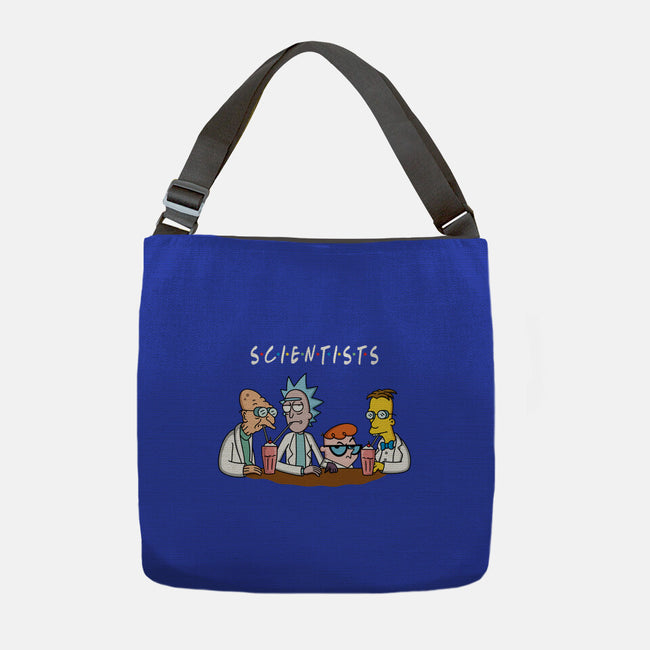Scientists-none adjustable tote bag-Barbadifuoco