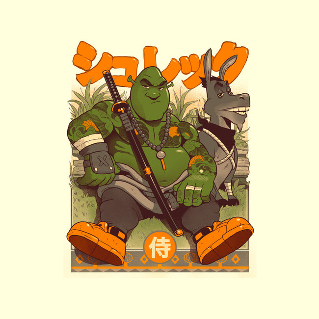 Samurai Shurekku-none removable cover w insert throw pillow-Bruno Mota