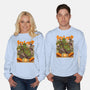 Samurai Shurekku-unisex crew neck sweatshirt-Bruno Mota