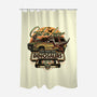 Running From Dinosaurs-none polyester shower curtain-momma_gorilla