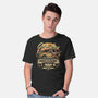 Running From Dinosaurs-mens basic tee-momma_gorilla