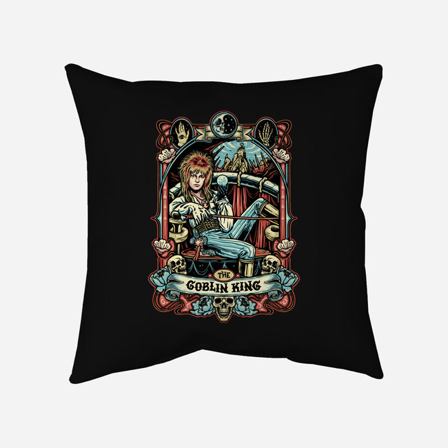 The Goblin King-none removable cover w insert throw pillow-momma_gorilla