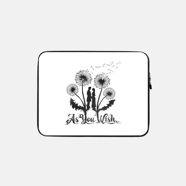 Spring Wish-none zippered laptop sleeve-kg07