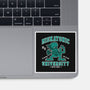 Fighting Cthulhus-none glossy sticker-Nemons