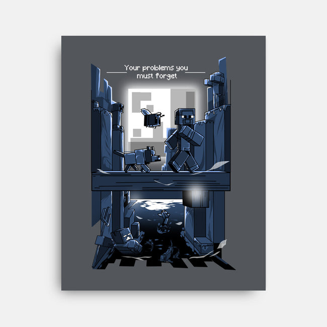 You Must Forget-none stretched canvas-Guilherme magno de oliveira