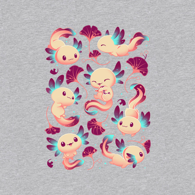 Axolotl Wonders-youth basic tee-Snouleaf