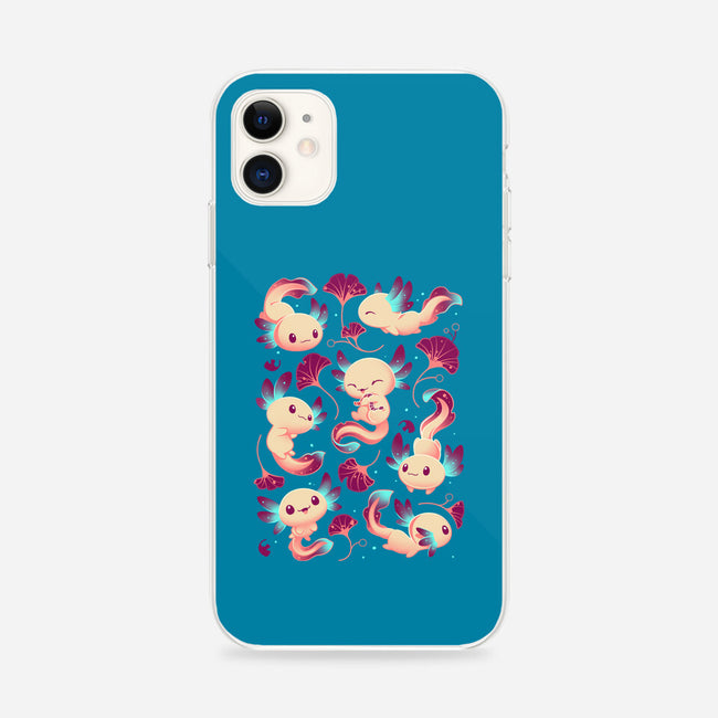 Axolotl Wonders-iphone snap phone case-Snouleaf