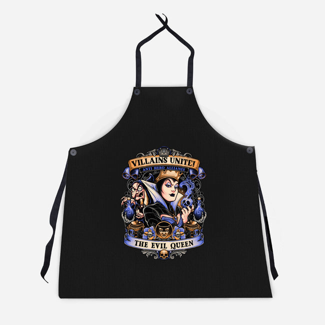The Evil Queen-unisex kitchen apron-momma_gorilla