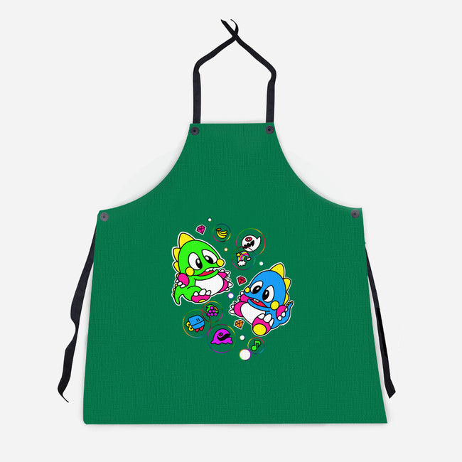 Bubble Games-unisex kitchen apron-Millersshoryotombo