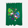 Bubble Games-none polyester shower curtain-Millersshoryotombo