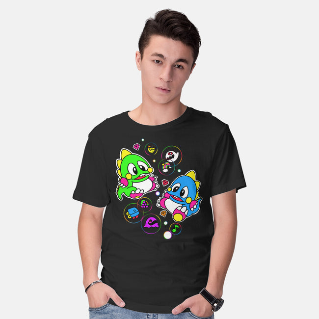 Bubble Games-mens basic tee-Millersshoryotombo