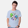 Bubble Games-mens basic tee-Millersshoryotombo
