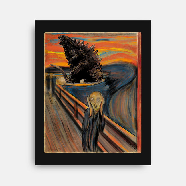 Secret History Behind The Scream-none stretched canvas-DrMonekers