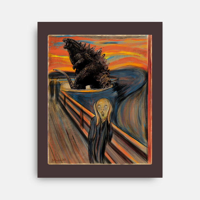 Secret History Behind The Scream-none stretched canvas-DrMonekers