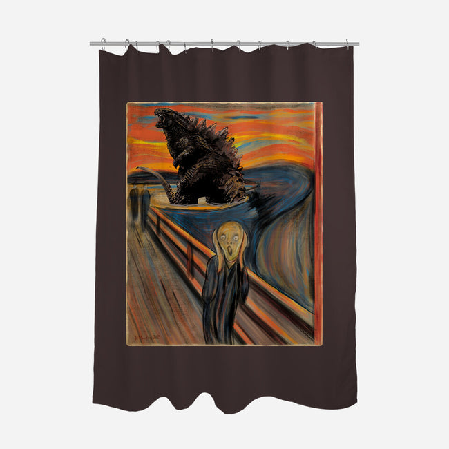 Secret History Behind The Scream-none polyester shower curtain-DrMonekers