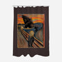 Secret History Behind The Scream-none polyester shower curtain-DrMonekers