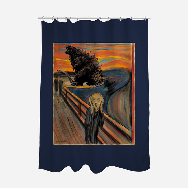 Secret History Behind The Scream-none polyester shower curtain-DrMonekers