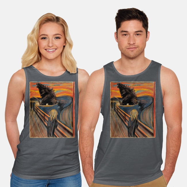 Secret History Behind The Scream-unisex basic tank-DrMonekers