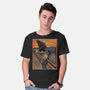 Secret History Behind The Scream-mens basic tee-DrMonekers