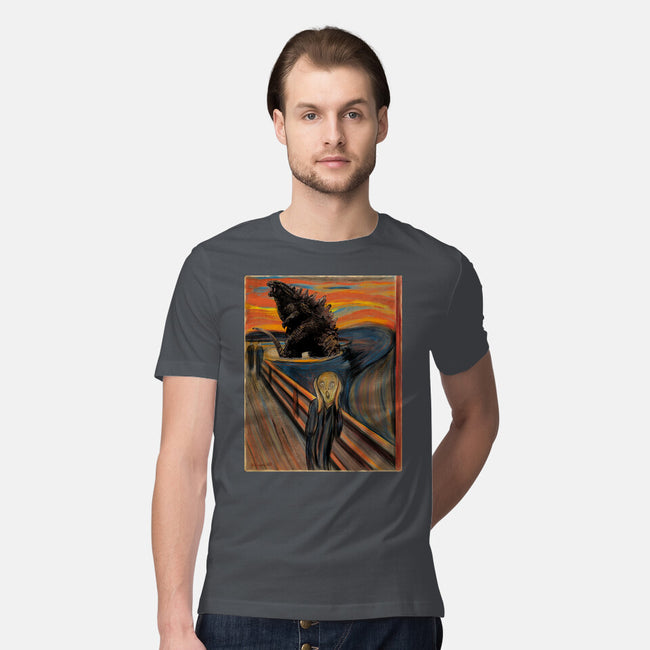 Secret History Behind The Scream-mens premium tee-DrMonekers