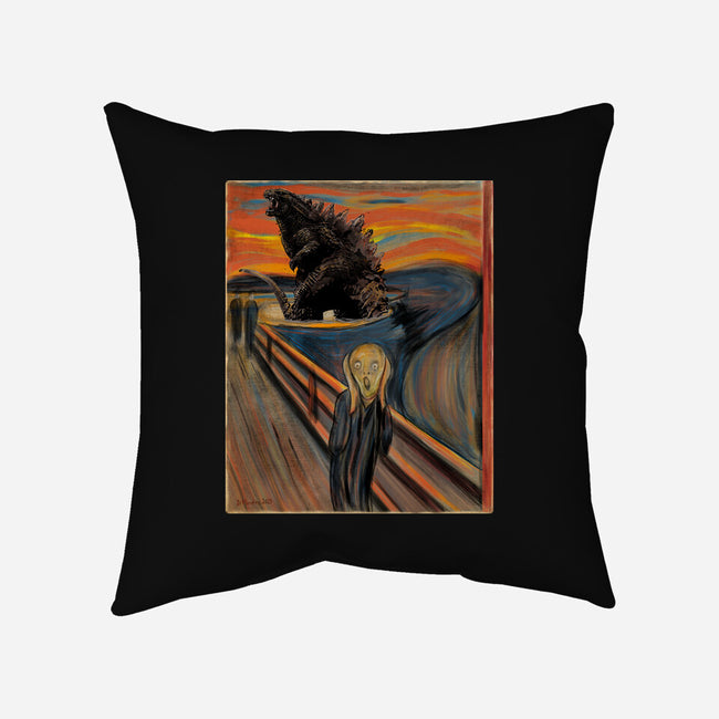 Secret History Behind The Scream-none removable cover throw pillow-DrMonekers