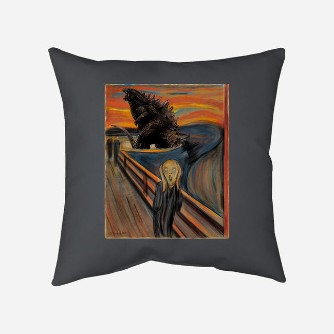 Secret History Behind The Scream-none removable cover throw pillow-DrMonekers