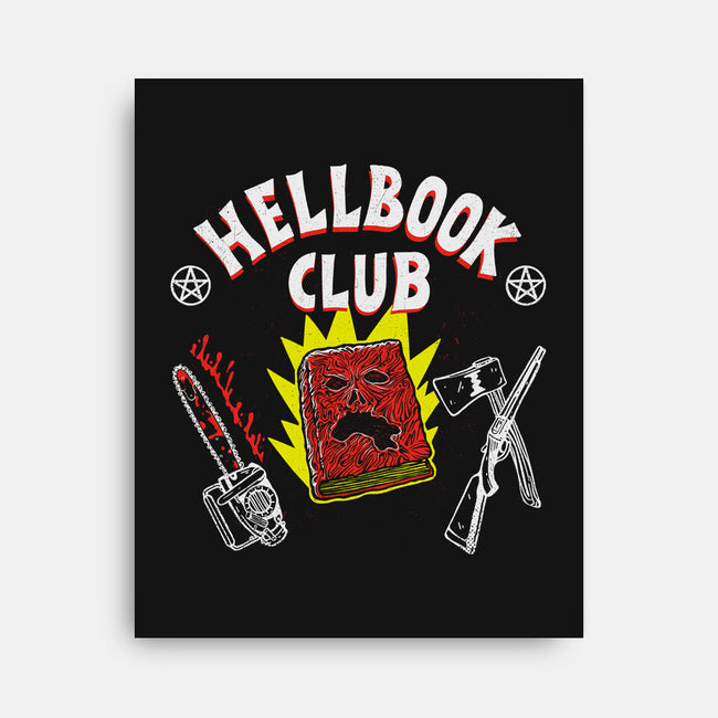 Hellbook Club-none stretched canvas-Getsousa!