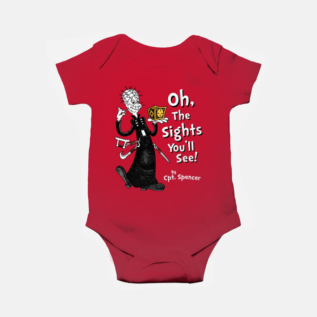 Oh The Sights You'll See-baby basic onesie-Nemons
