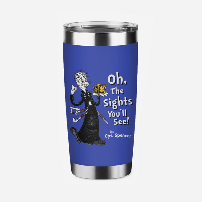Oh The Sights You'll See-none stainless steel tumbler drinkware-Nemons