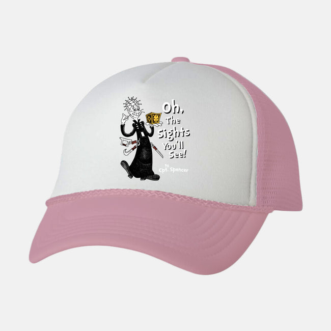 Oh The Sights You'll See-unisex trucker hat-Nemons