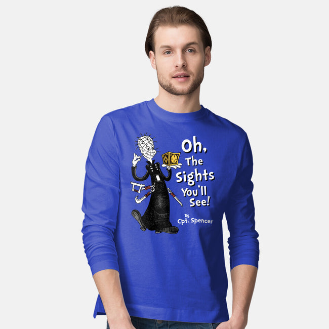 Oh The Sights You'll See-mens long sleeved tee-Nemons