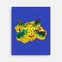 Hungry Hungry Turtles-none stretched canvas-dalethesk8er